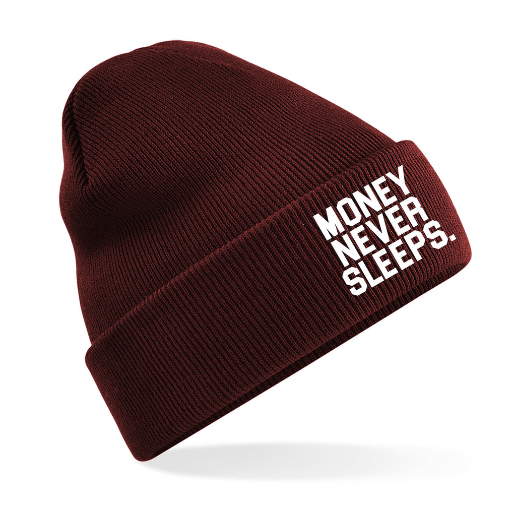 MONEY NEVER SLEEPS Toque