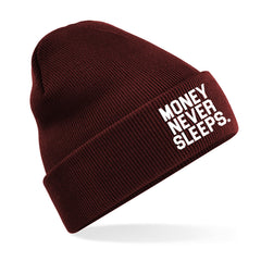 MONEY NEVER SLEEPS Toque